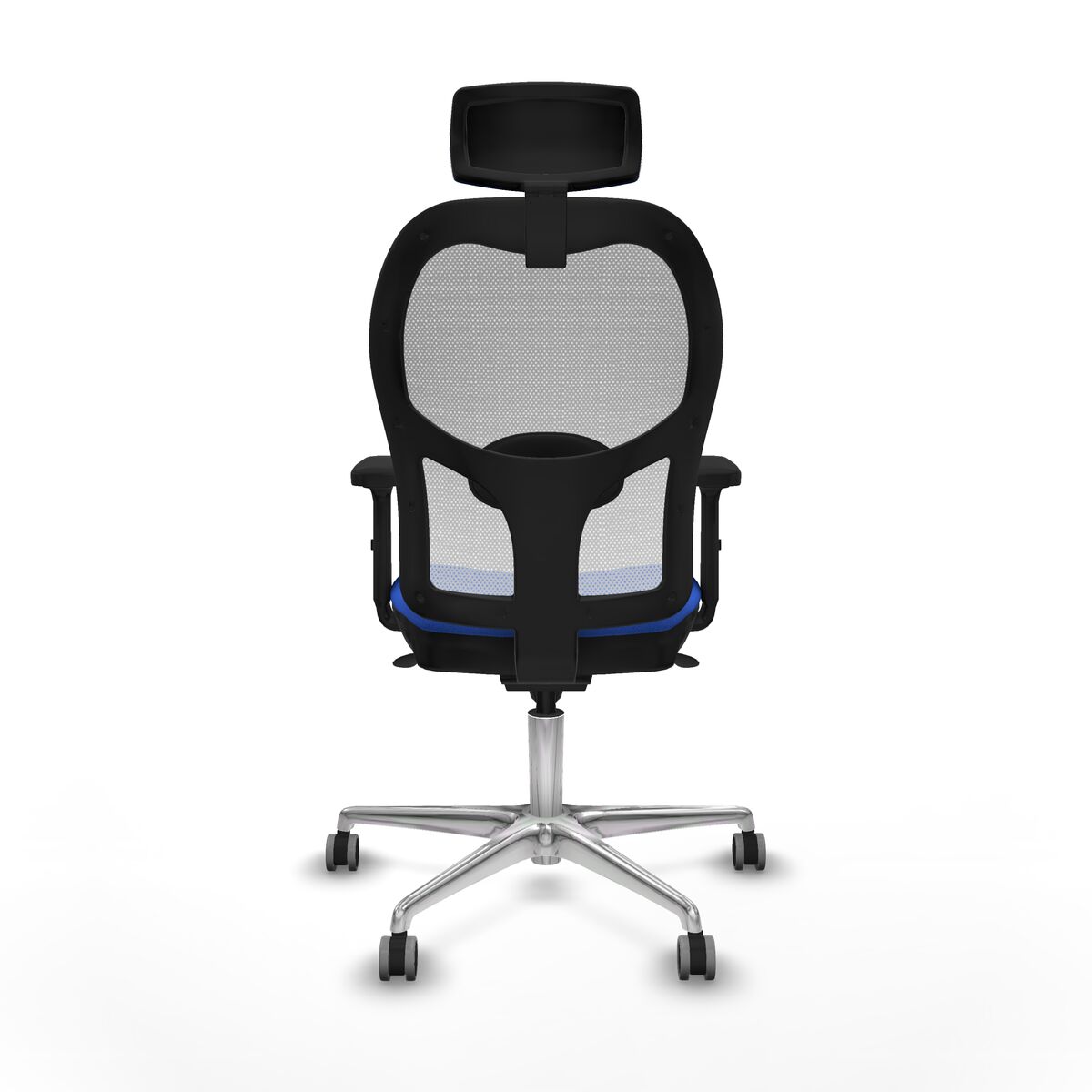 Silla de Oficina con Cabecero Piqueras y Crespo 2D086G2 Azul