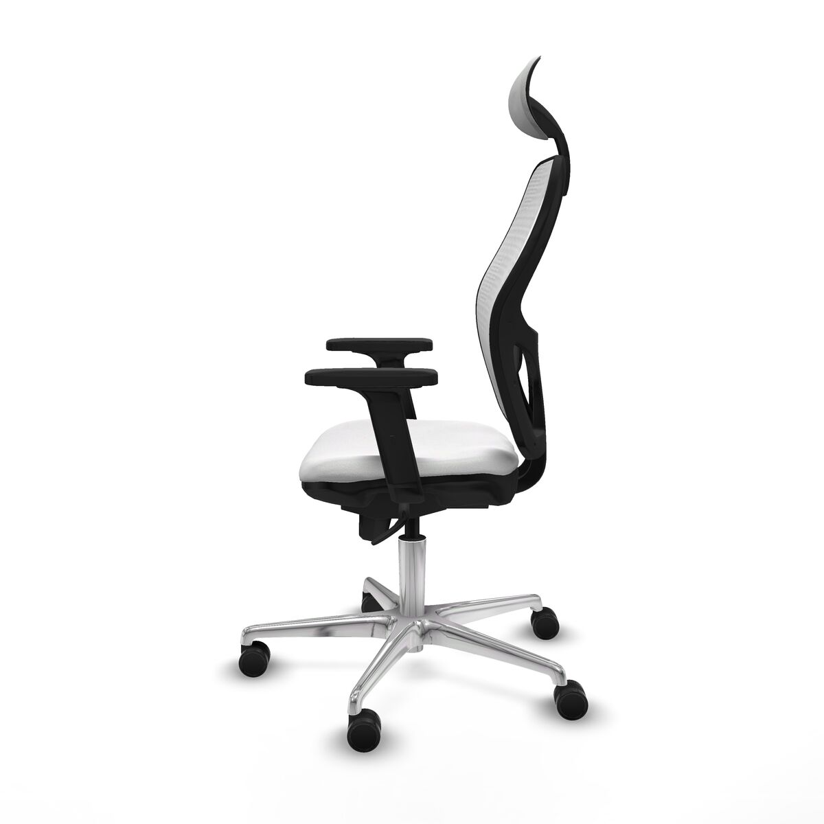 Silla de Oficina con Cabecero Piqueras y Crespo 2D086N1 Blanco