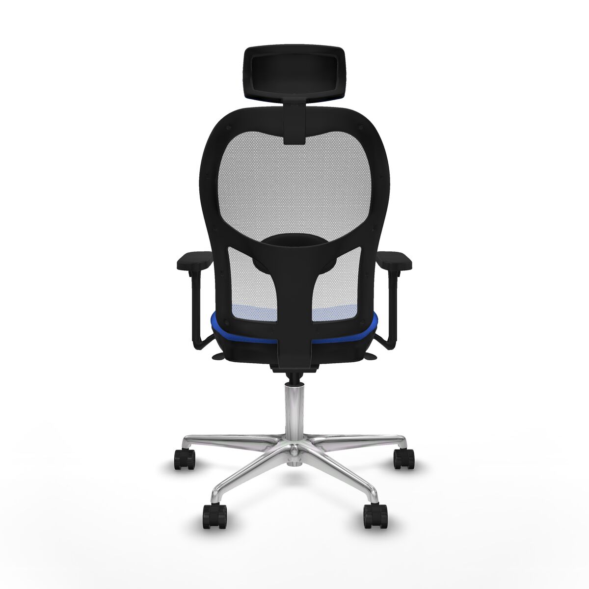 Silla de Oficina con Cabecero Piqueras y Crespo 3D086N2 Azul