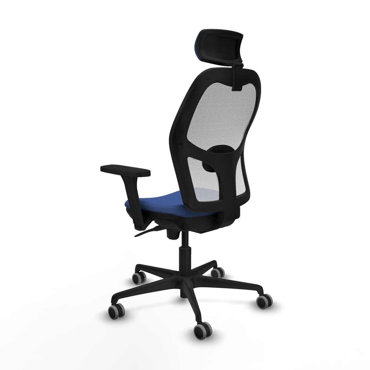 Silla de Oficina con Cabecero Piqueras y Crespo 3D036G2 Azul marino