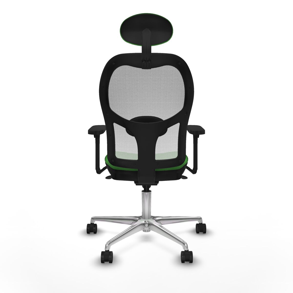 Silla de Oficina con Cabecero Piqueras y Crespo 3D086N1 Verde