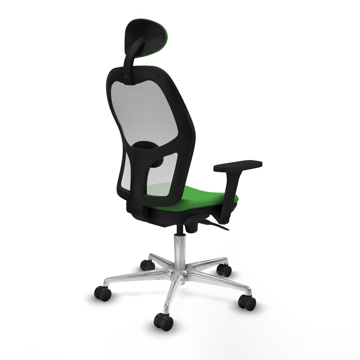 Silla de Oficina con Cabecero Piqueras y Crespo 3D086N1 Verde