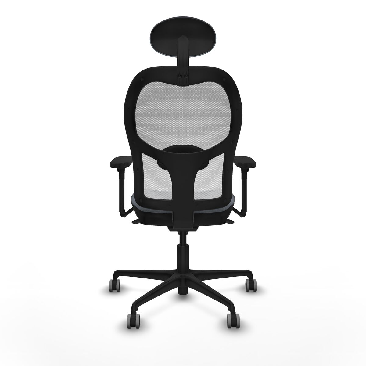 Silla de Oficina con Cabecero Piqueras y Crespo 3D036G1 Gris