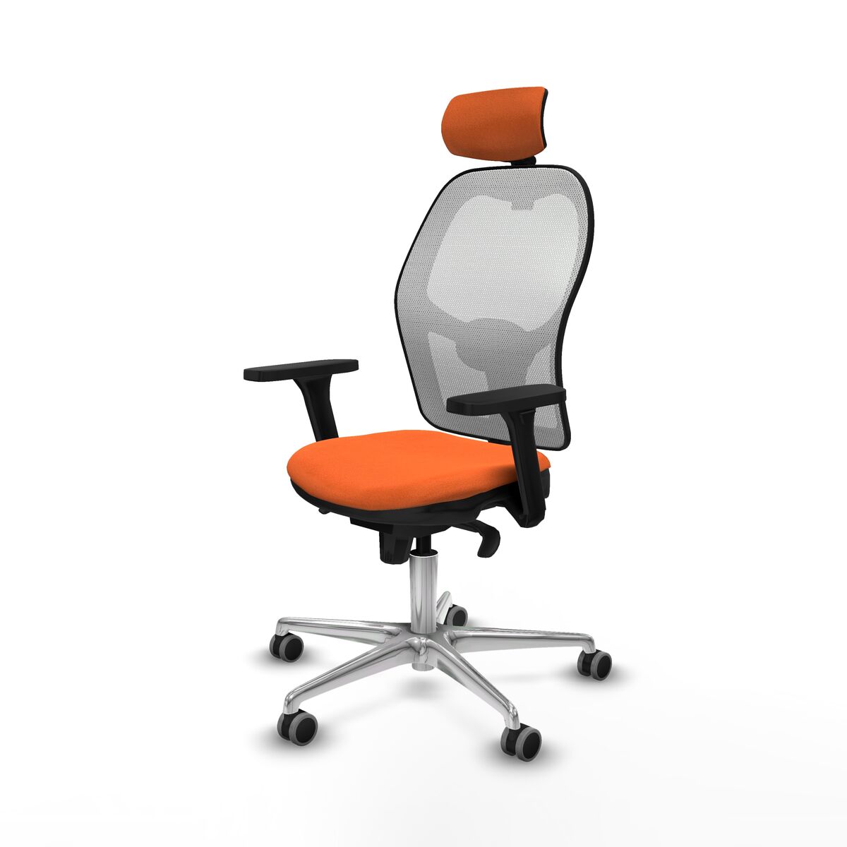 Silla de Oficina con Cabecero Piqueras y Crespo 3D086G2 Naranja
