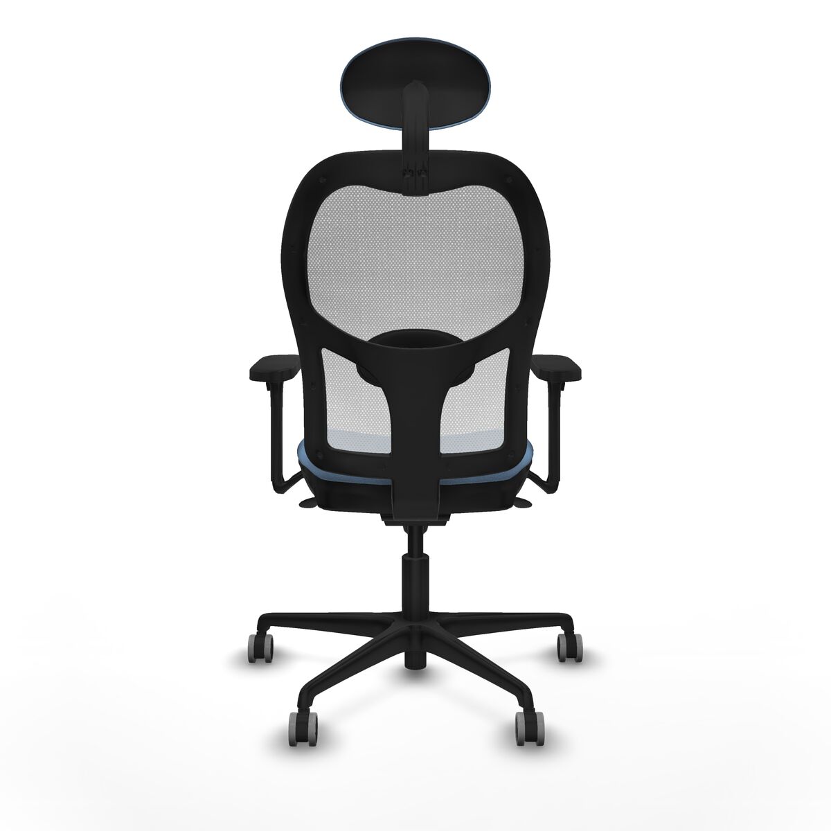 Silla de Oficina con Cabecero Piqueras y Crespo 3D036G1 Azul cielo