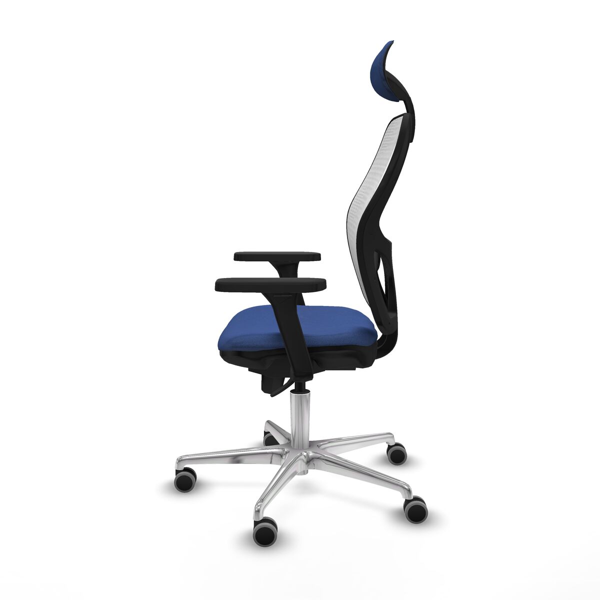 Silla de Oficina con Cabecero Piqueras y Crespo 3D086G1 Azul marino