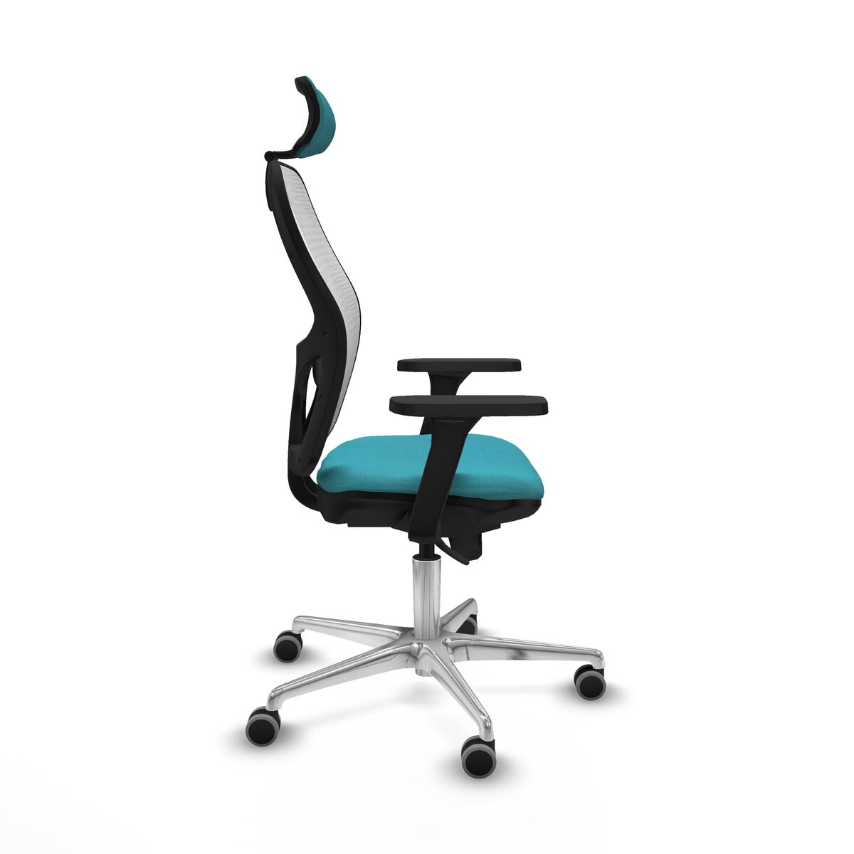 Silla de Oficina con Cabecero Piqueras y Crespo 3D086G2 Turquesa