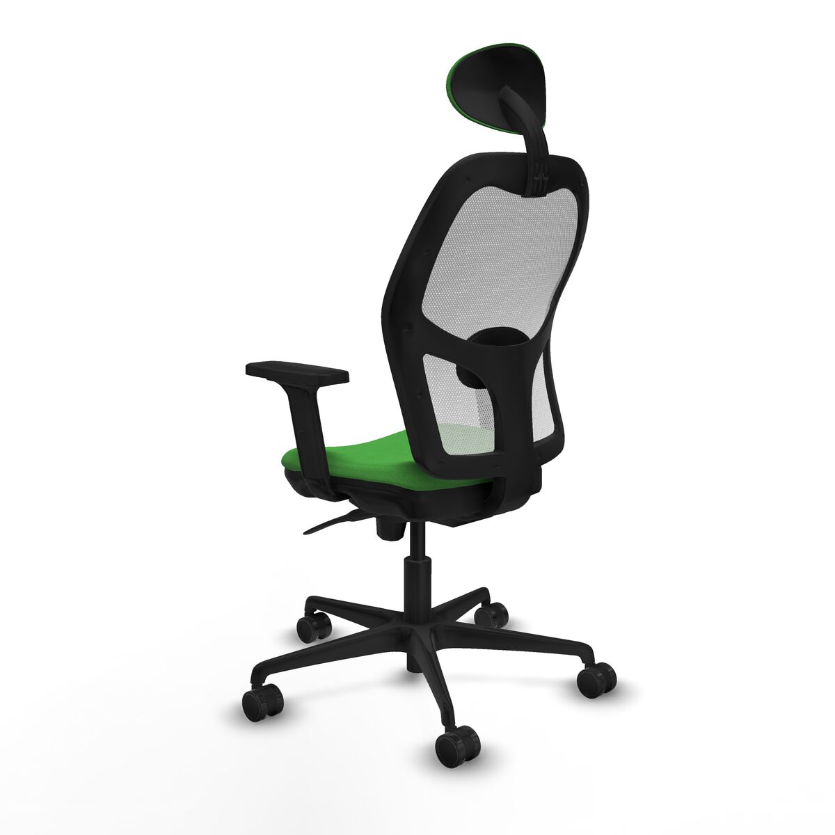 Silla de Oficina con Cabecero Piqueras y Crespo 2D036N1 Verde