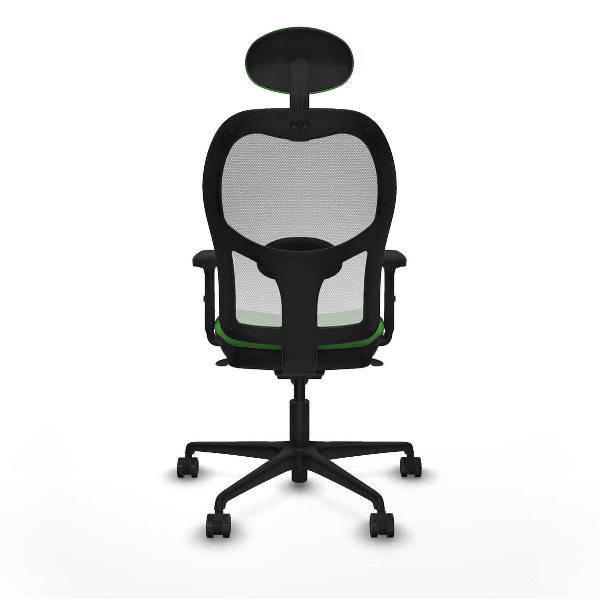 Silla de Oficina con Cabecero Piqueras y Crespo 2D036N1 Verde