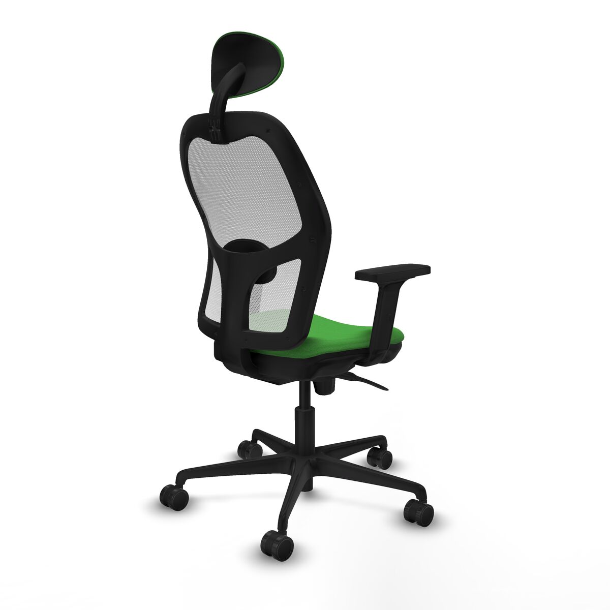 Silla de Oficina con Cabecero Piqueras y Crespo 2D036N1 Verde