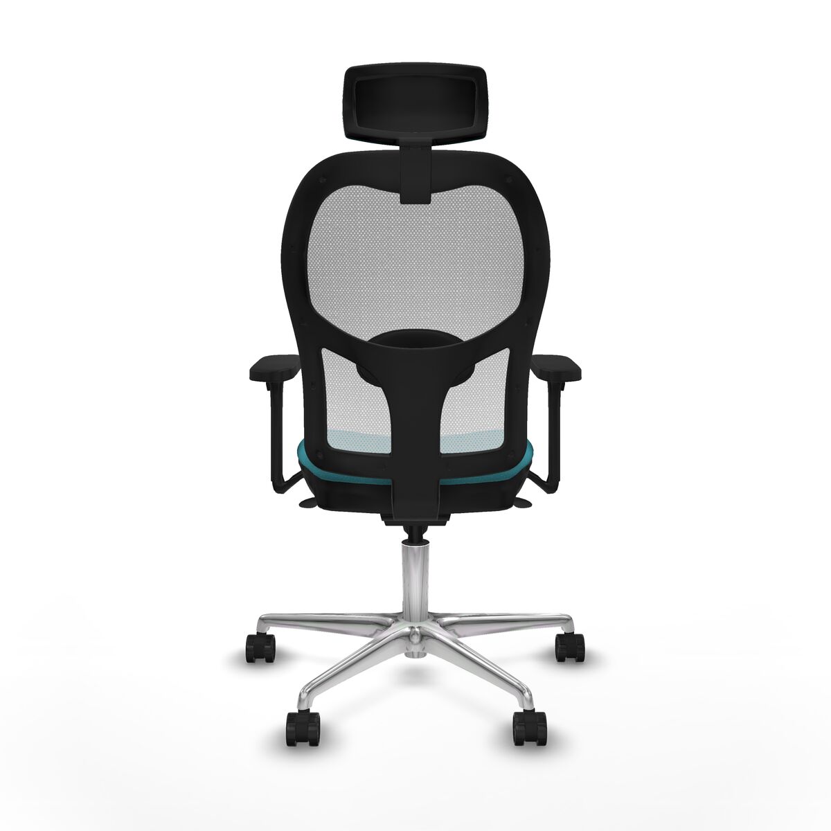 Silla de Oficina con Cabecero Piqueras y Crespo 3D086N2 Turquesa