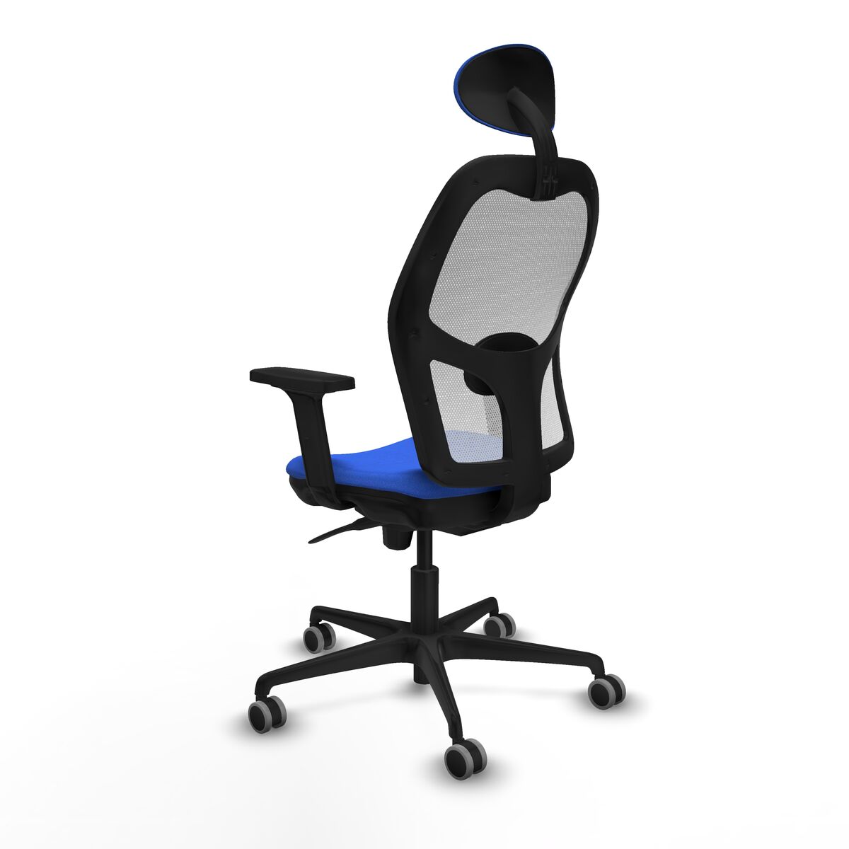 Silla de Oficina con Cabecero Piqueras y Crespo 2D036G1 Azul