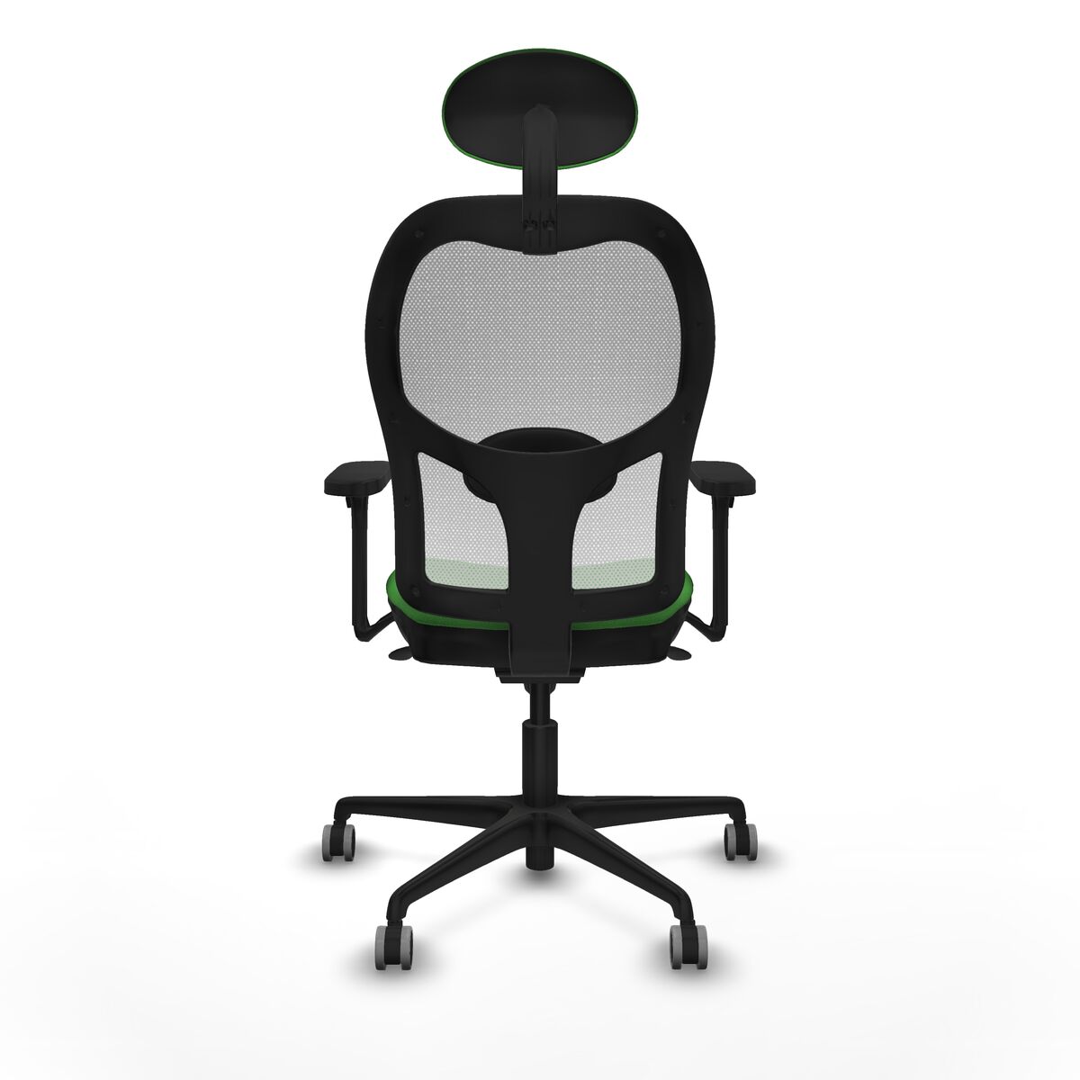 Silla de Oficina con Cabecero Piqueras y Crespo 3D036G1 Verde