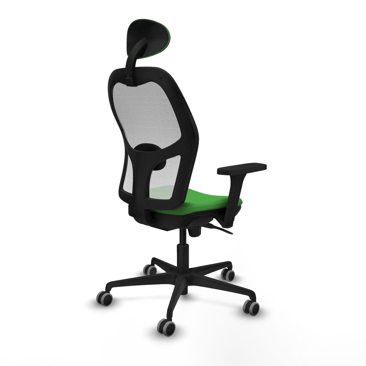 Silla de Oficina con Cabecero Piqueras y Crespo 3D036G1 Verde