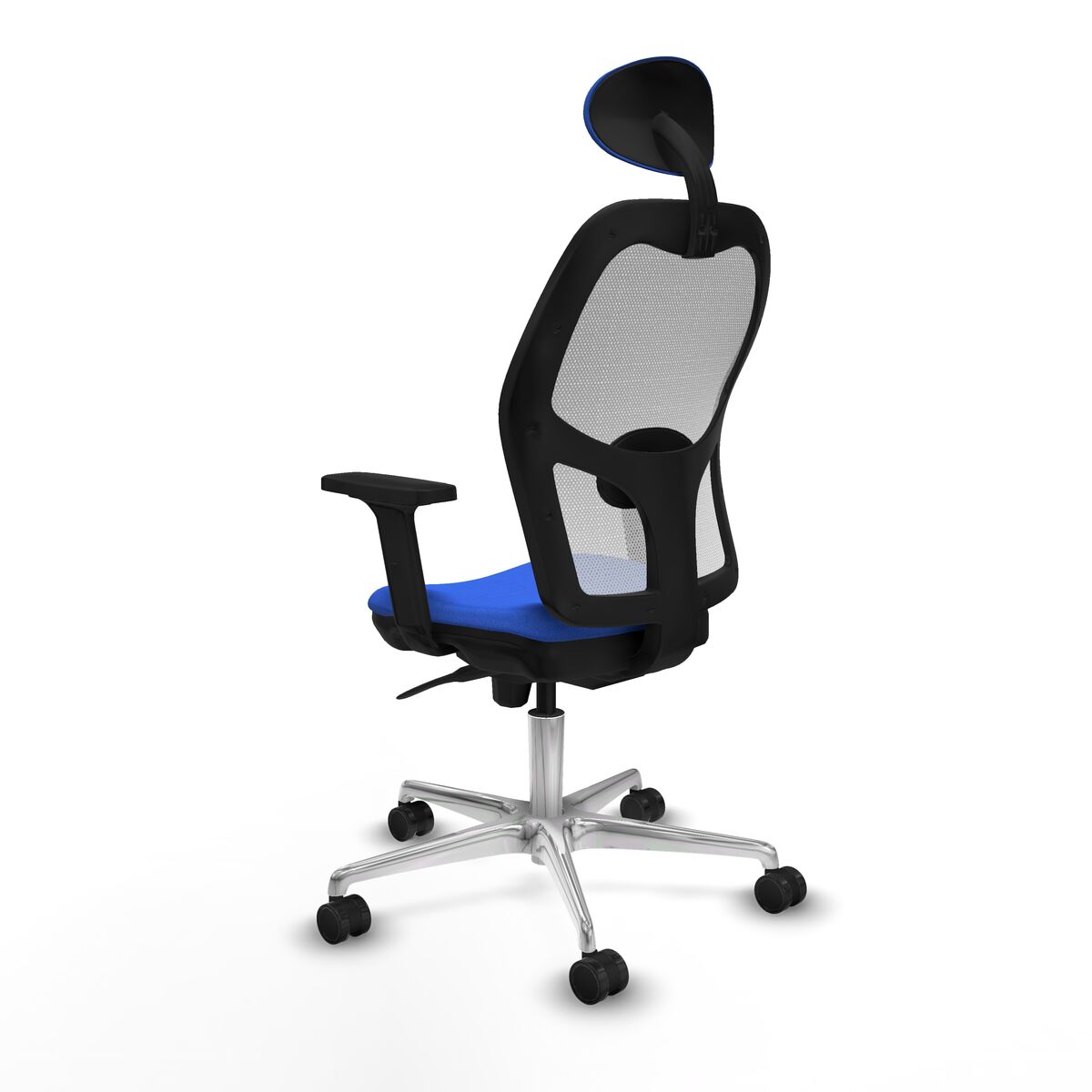 Silla de Oficina con Cabecero Piqueras y Crespo 2D086N1 Azul