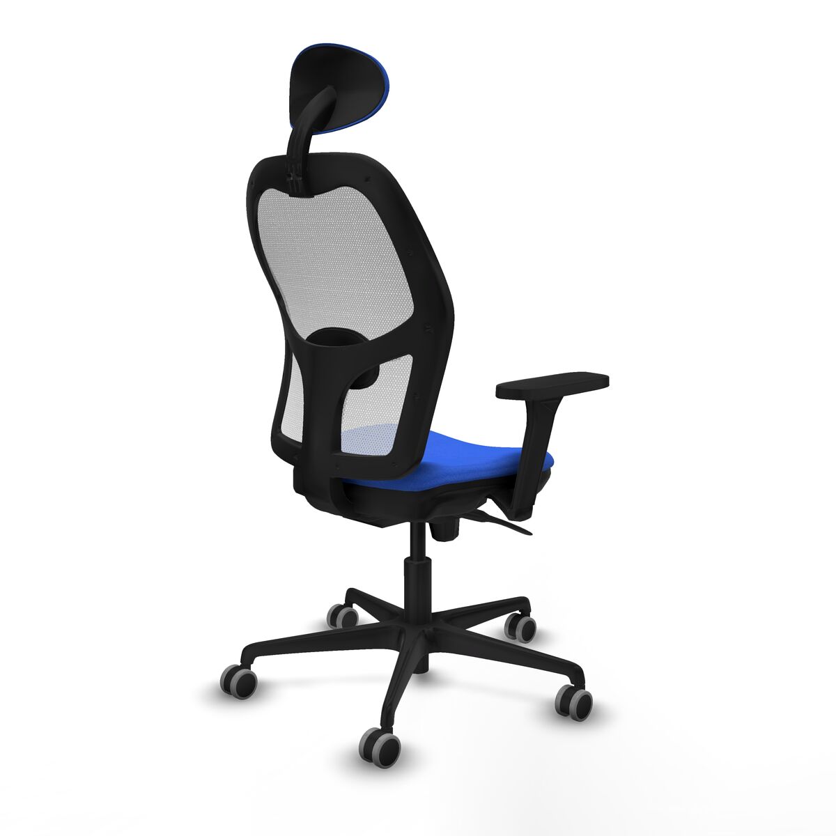 Silla de Oficina con Cabecero Piqueras y Crespo 3D036G1 Azul
