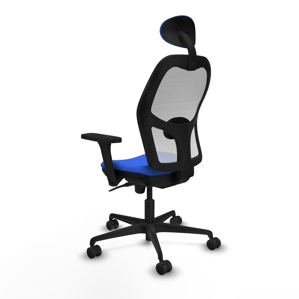 Silla de Oficina con Cabecero Piqueras y Crespo 3D036N1 Azul