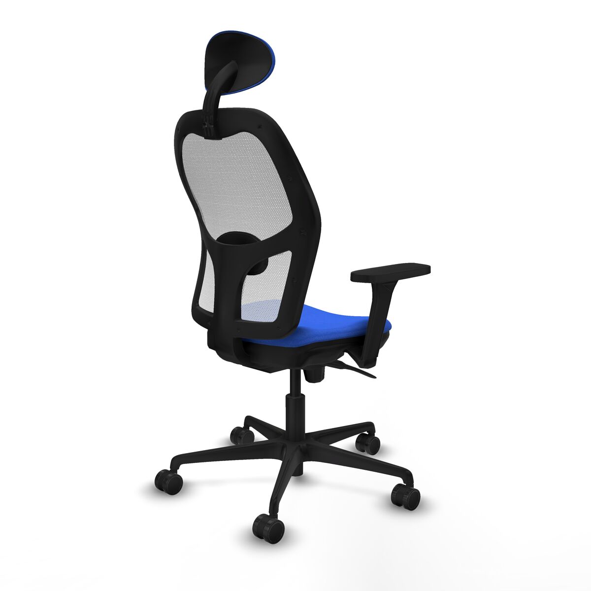 Silla de Oficina con Cabecero Piqueras y Crespo 3D036N1 Azul