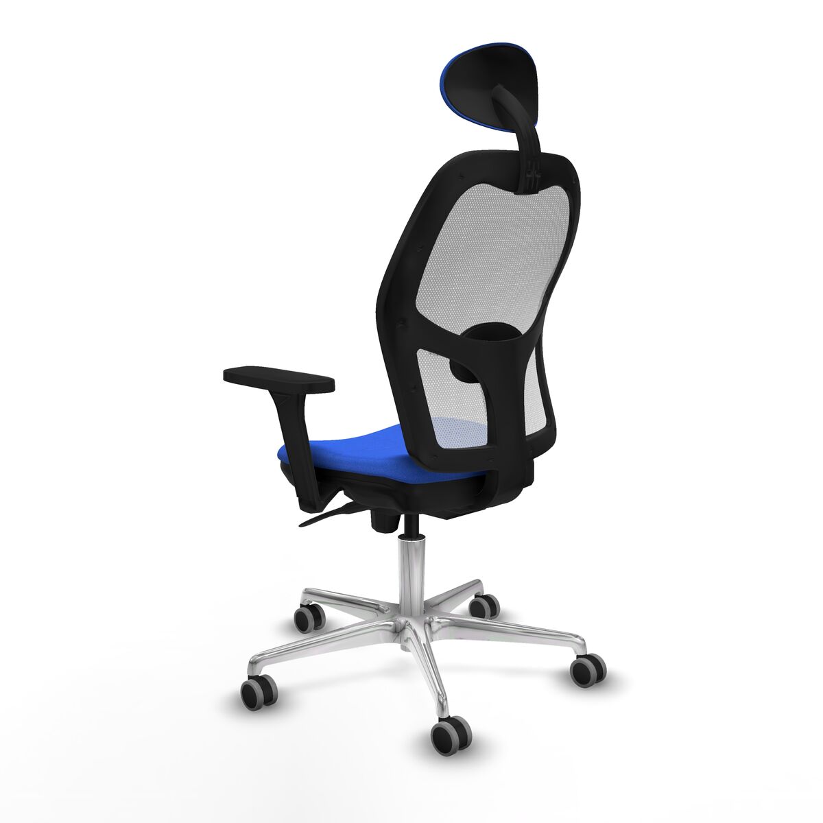Silla de Oficina con Cabecero Piqueras y Crespo 3D086G1 Azul