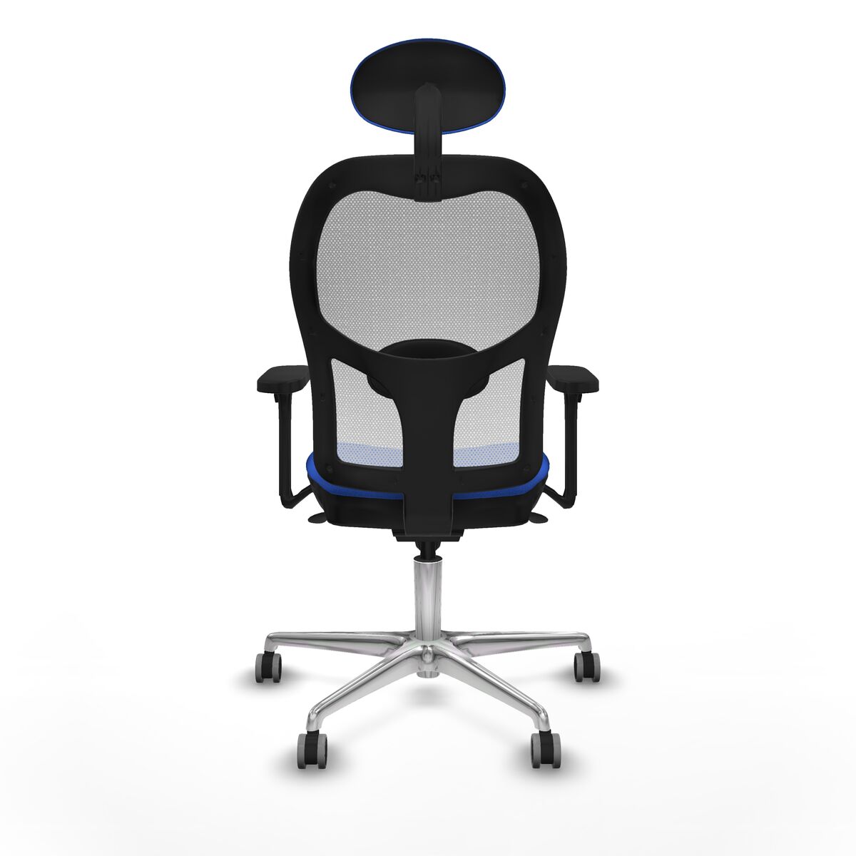 Silla de Oficina con Cabecero Piqueras y Crespo 3D086G1 Azul