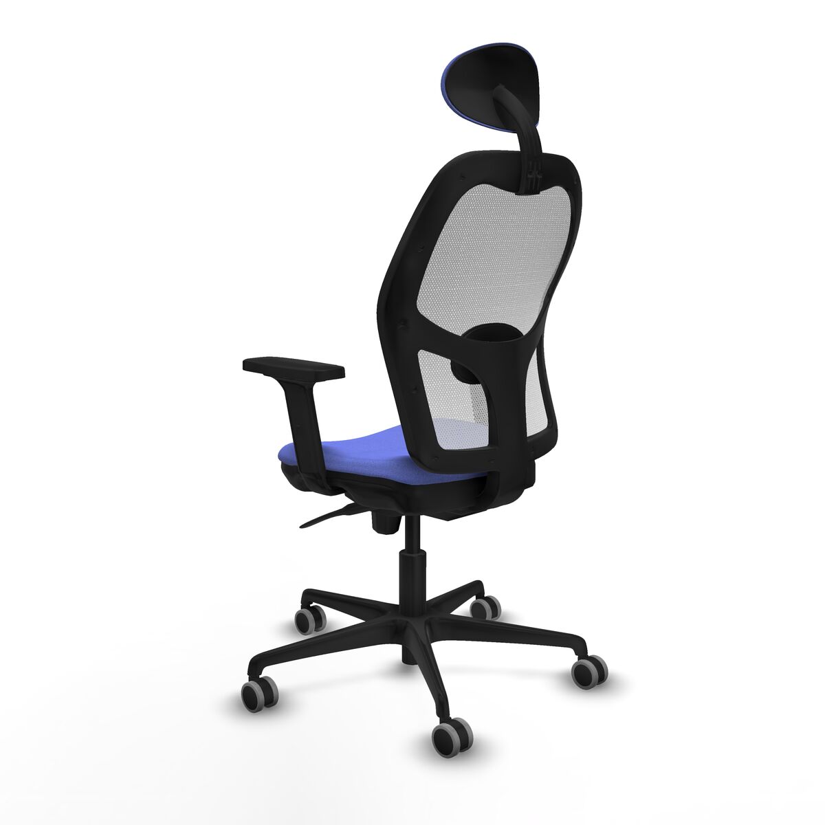 Silla de Oficina con Cabecero Piqueras y Crespo 2D036G1 Azul claro