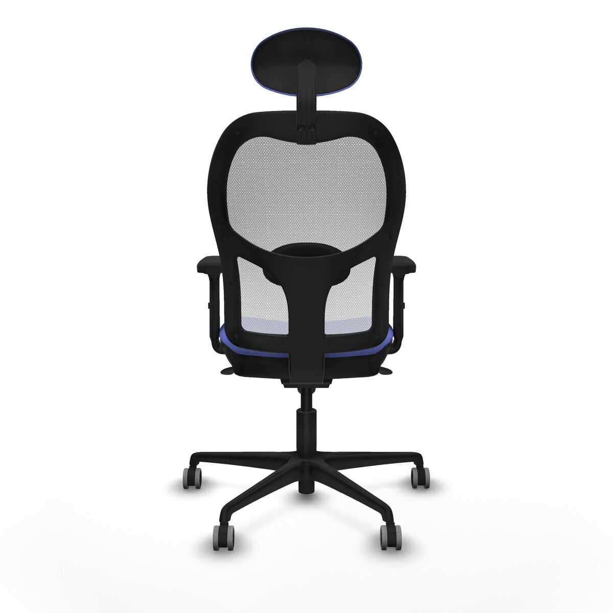 Silla de Oficina con Cabecero Piqueras y Crespo 2D036G1 Azul claro