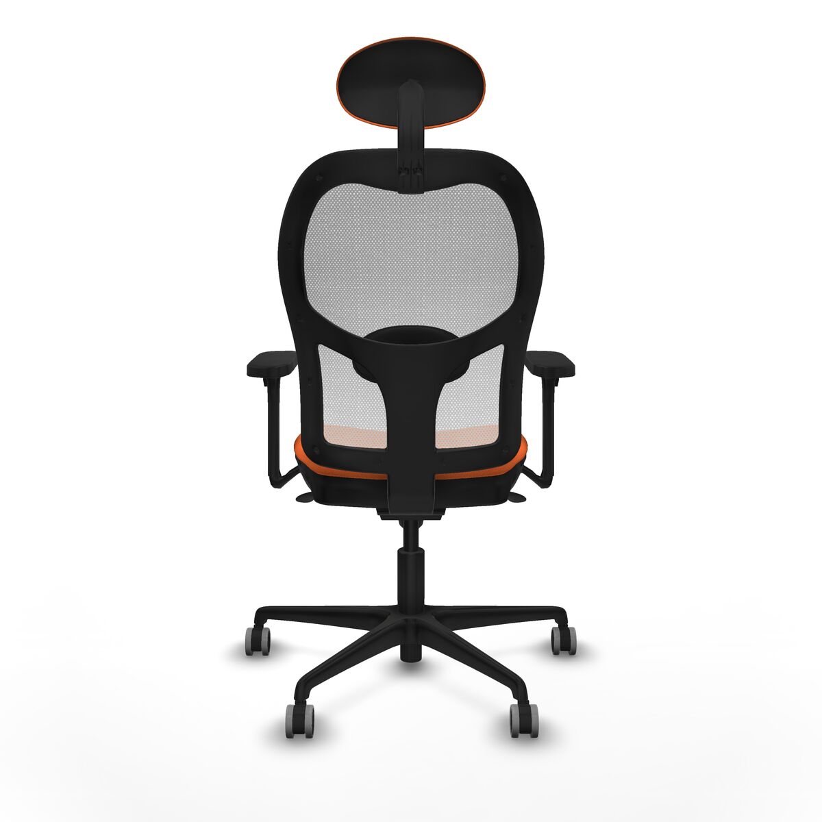 Silla de Oficina con Cabecero Piqueras y Crespo 3D036G1 Naranja