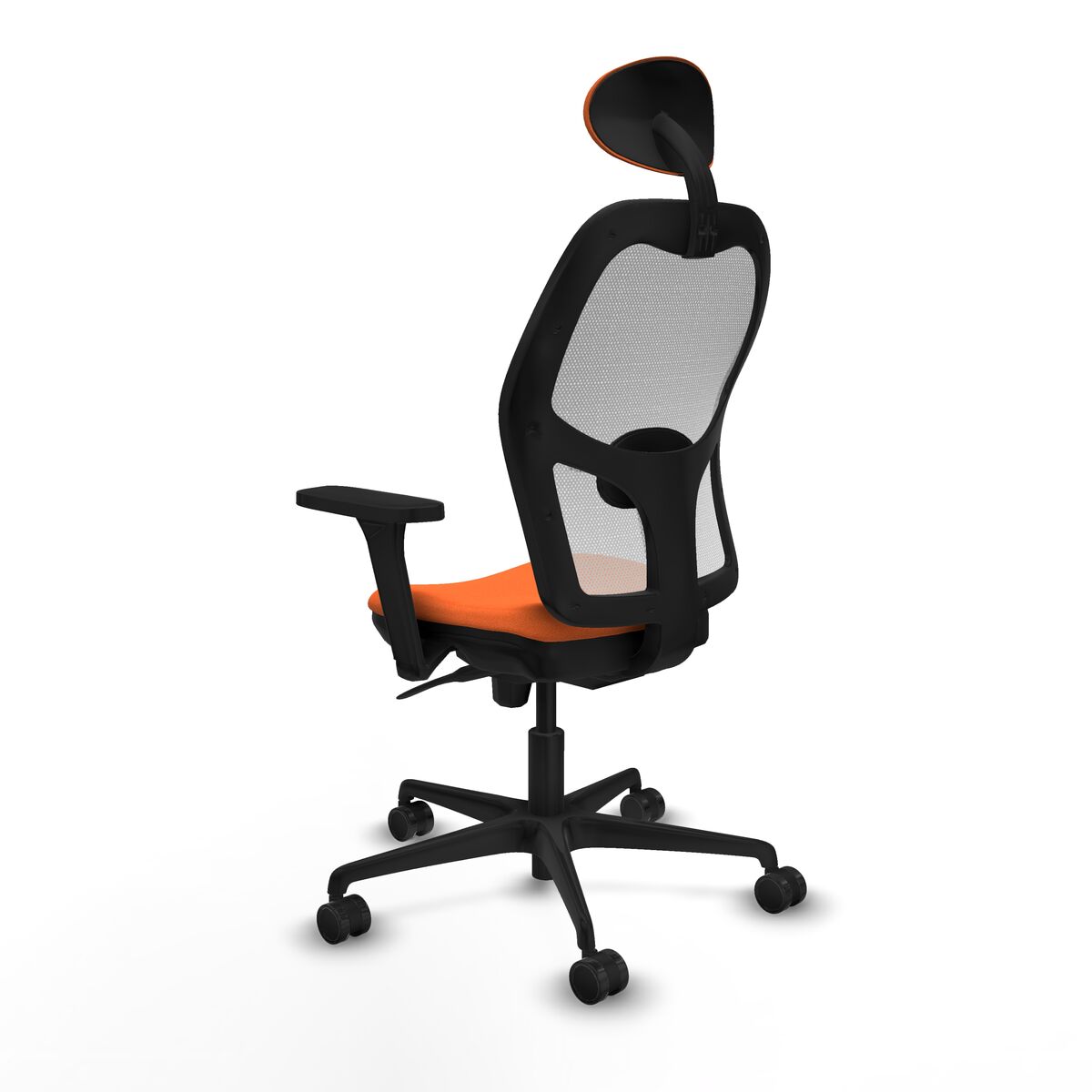 Silla de Oficina con Cabecero Piqueras y Crespo 3D036N1 Naranja