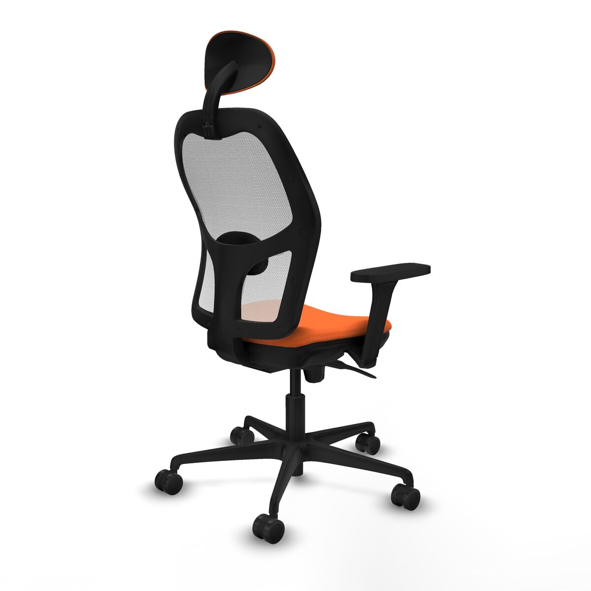 Silla de Oficina con Cabecero Piqueras y Crespo 3D036N1 Naranja