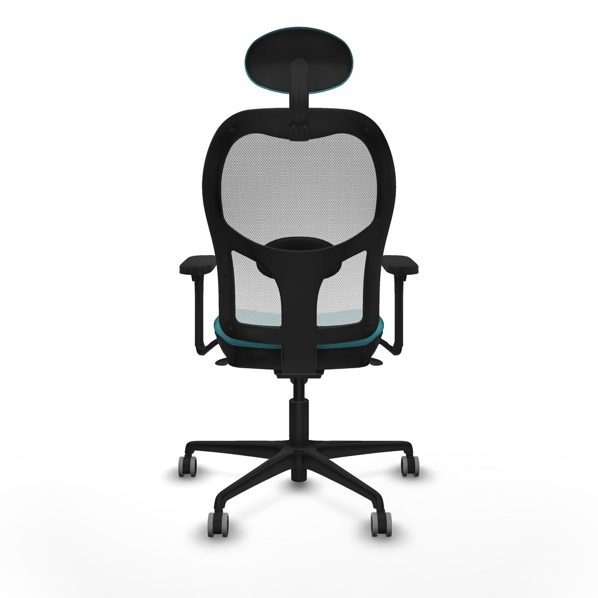 Silla de Oficina con Cabecero Piqueras y Crespo 3D036G1 Turquesa