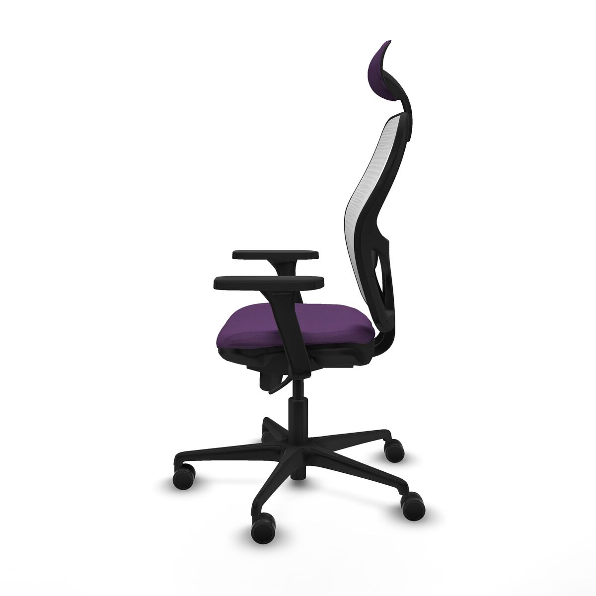 Silla de Oficina con Cabecero Piqueras y Crespo 3D036N1 Morado