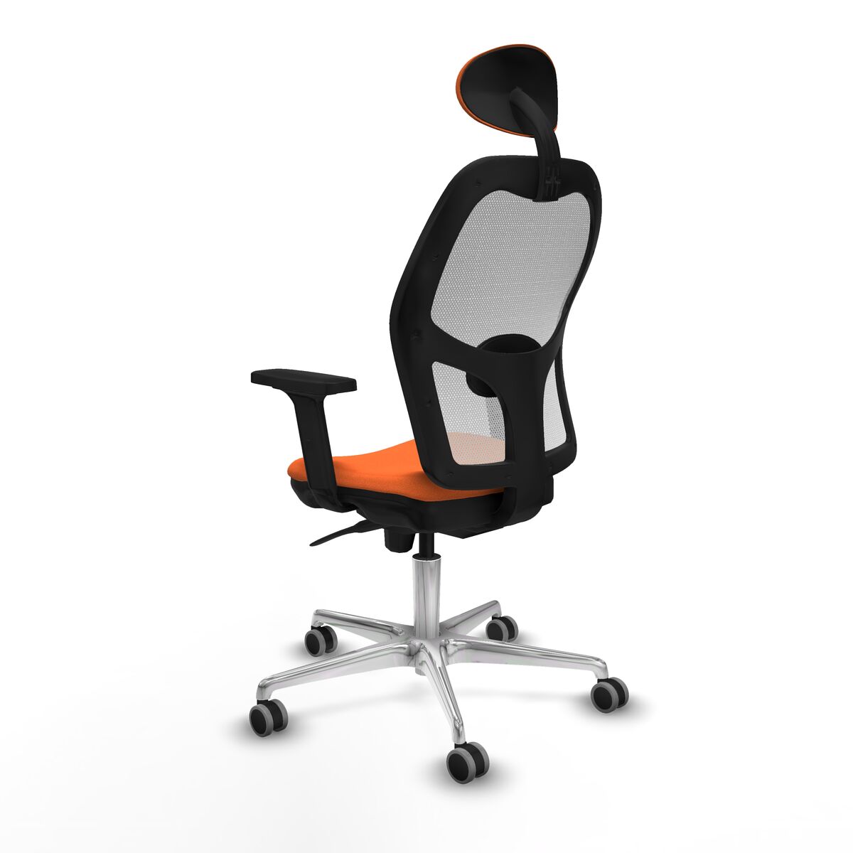 Silla de Oficina con Cabecero Piqueras y Crespo 2D086G1 Naranja