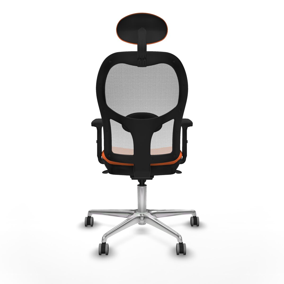 Silla de Oficina con Cabecero Piqueras y Crespo 2D086G1 Naranja