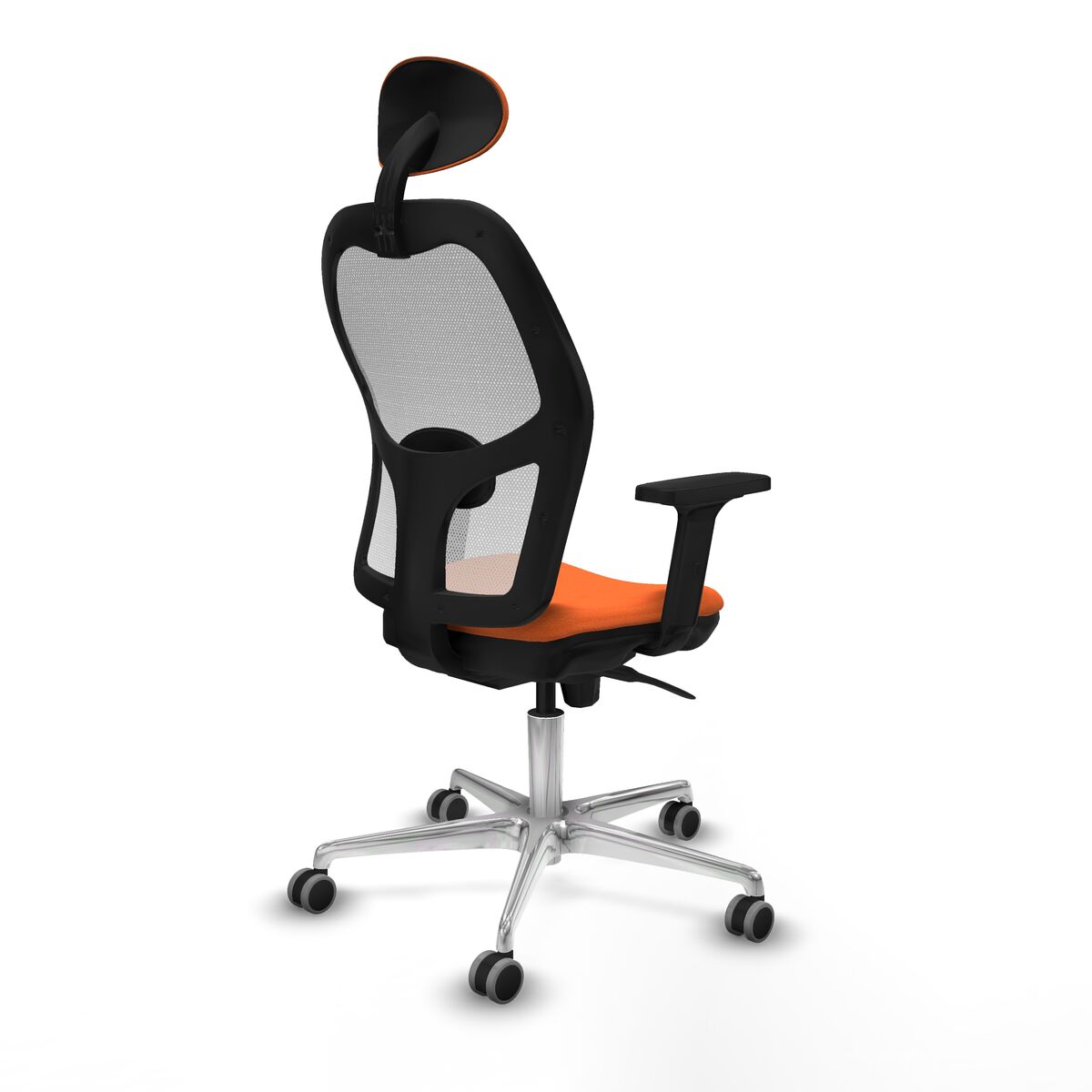Silla de Oficina con Cabecero Piqueras y Crespo 2D086G1 Naranja