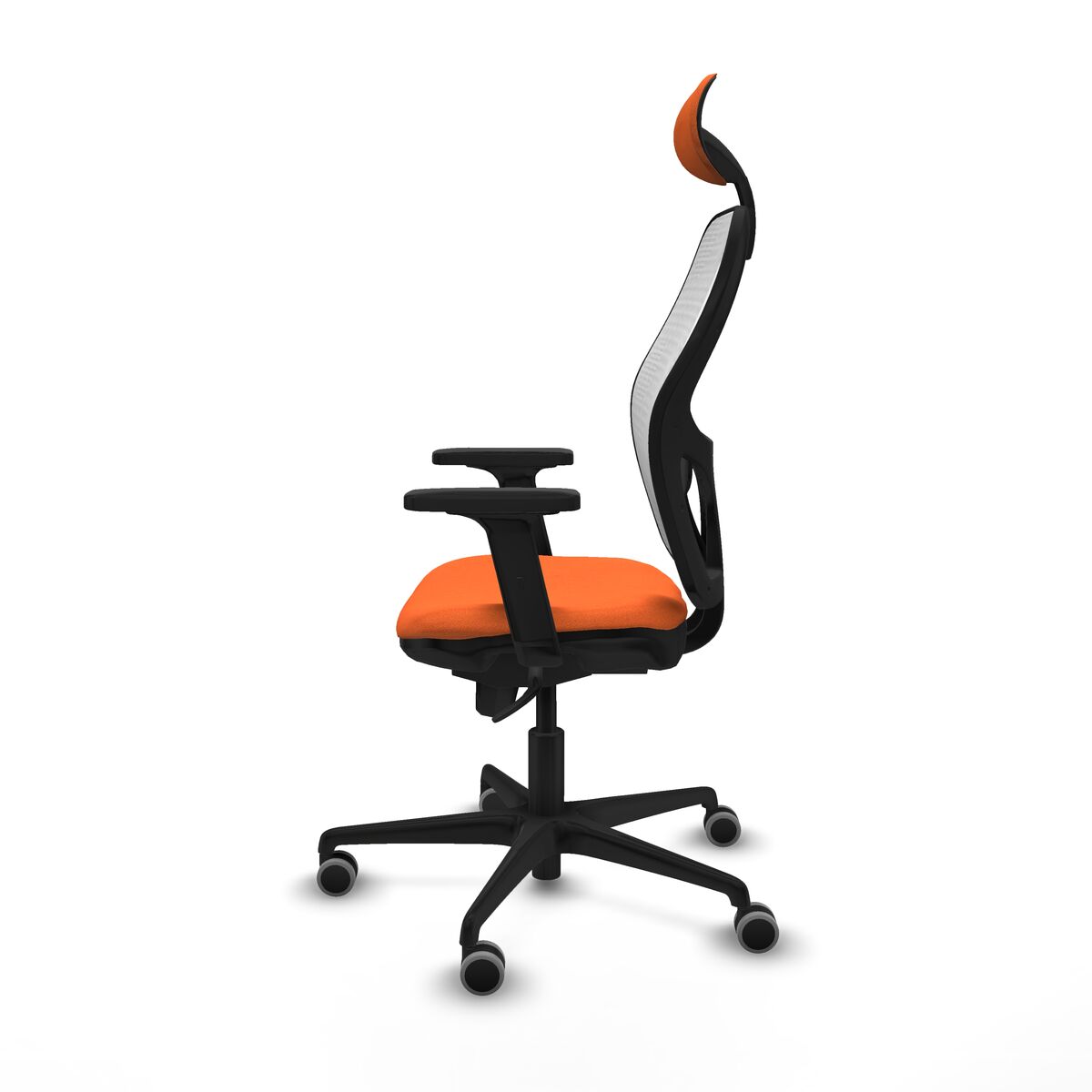 Silla de Oficina con Cabecero Piqueras y Crespo 2D036G1 Naranja