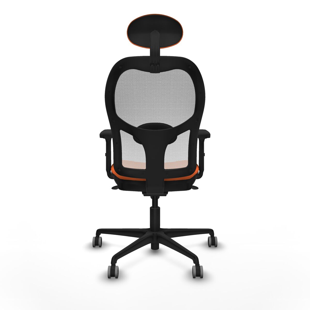 Silla de Oficina con Cabecero Piqueras y Crespo 2D036G1 Naranja