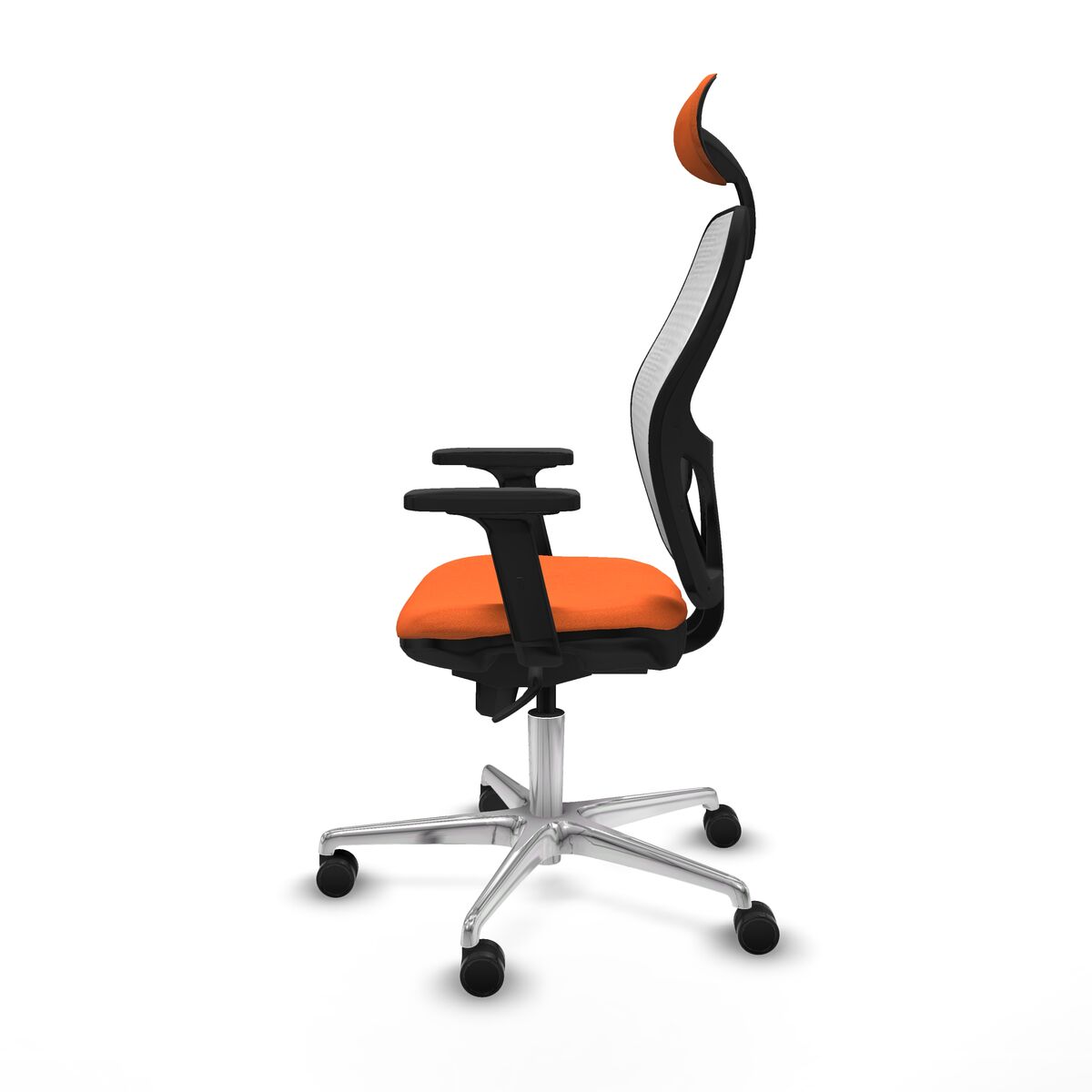 Silla de Oficina con Cabecero Piqueras y Crespo 2D086N1 Naranja