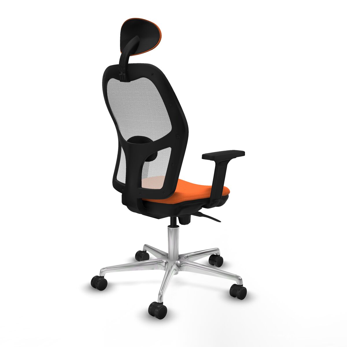 Silla de Oficina con Cabecero Piqueras y Crespo 2D086N1 Naranja