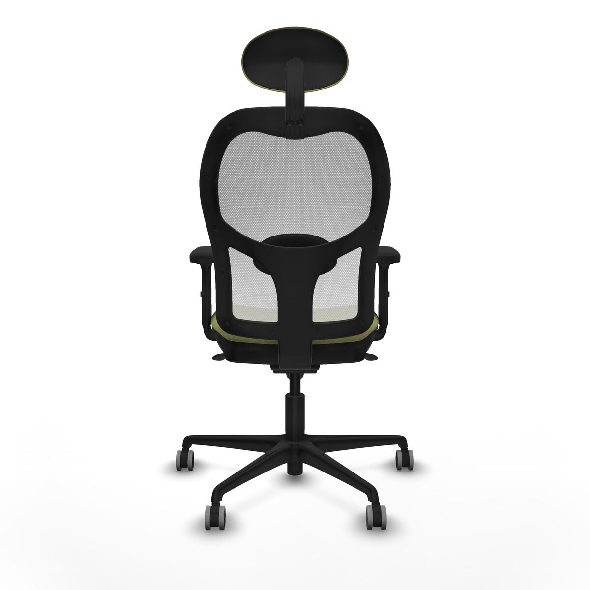 Silla de Oficina con Cabecero Piqueras y Crespo 2D036G1 Verde