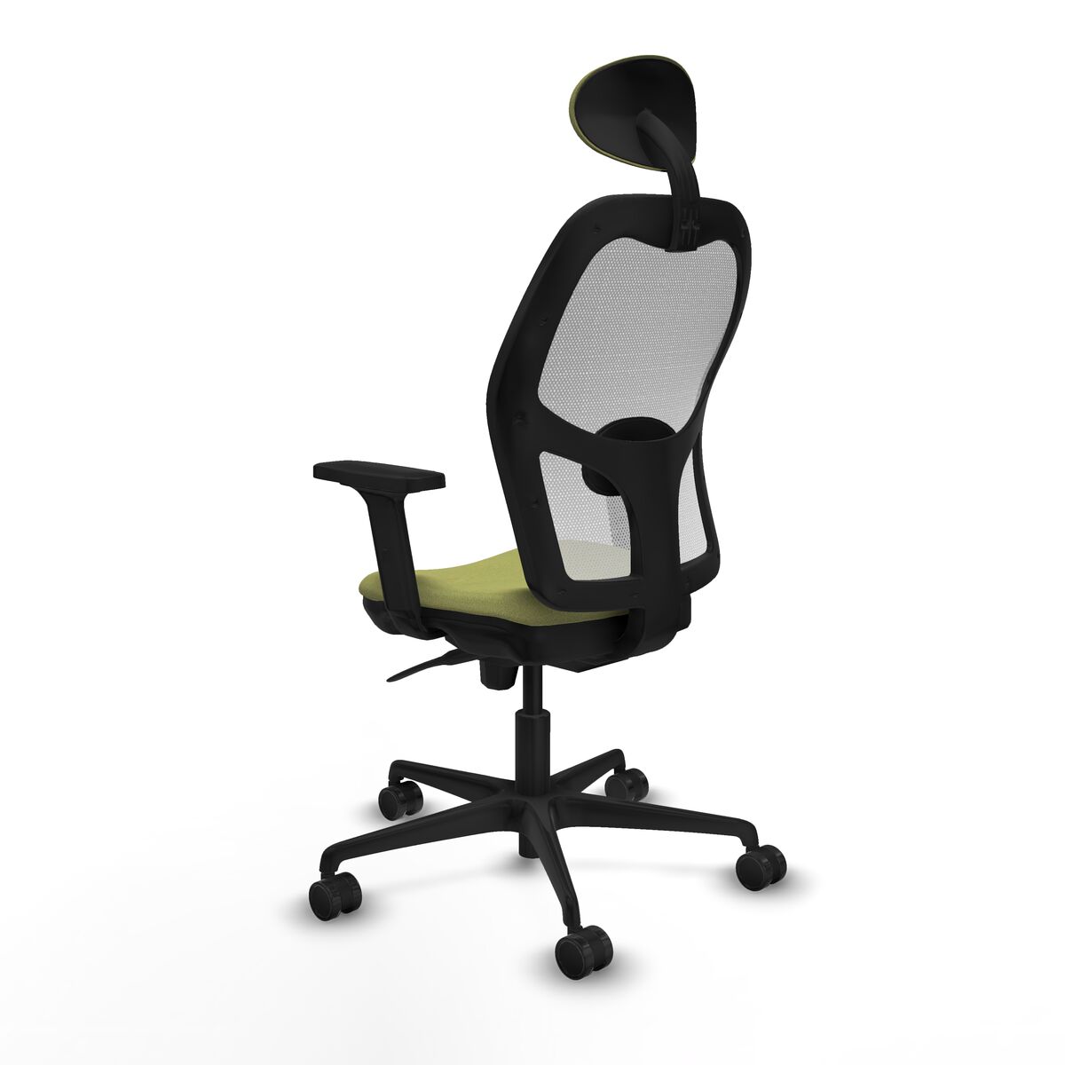 Silla de Oficina con Cabecero Piqueras y Crespo 2D036N1 Verde