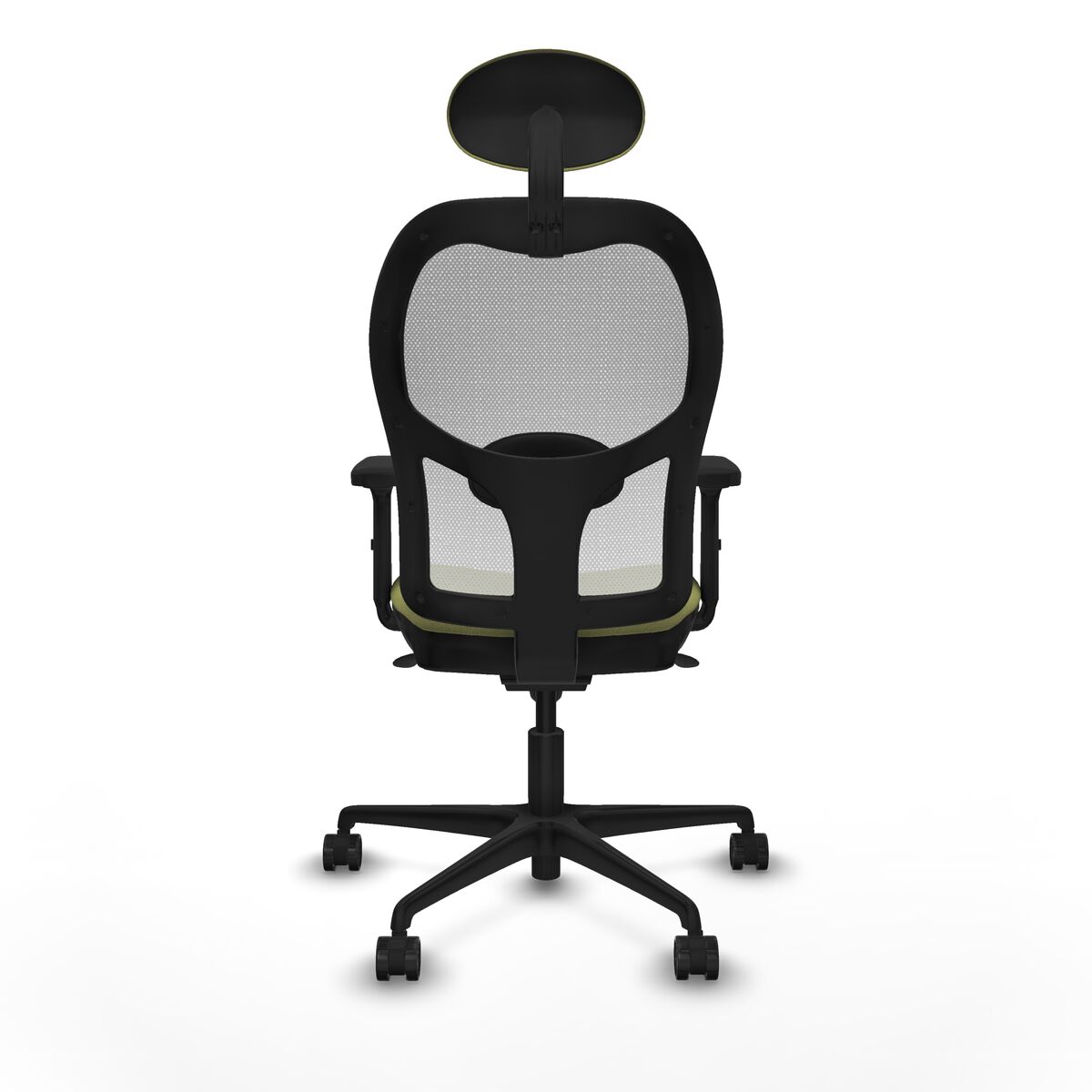 Silla de Oficina con Cabecero Piqueras y Crespo 2D036N1 Verde