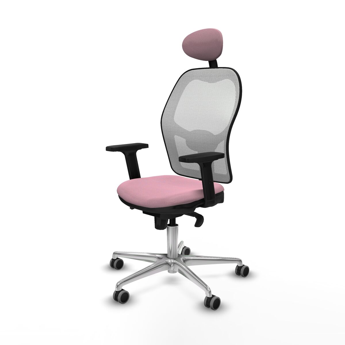 Silla de Oficina con Cabecero Piqueras y Crespo 2D086G1 Rosa