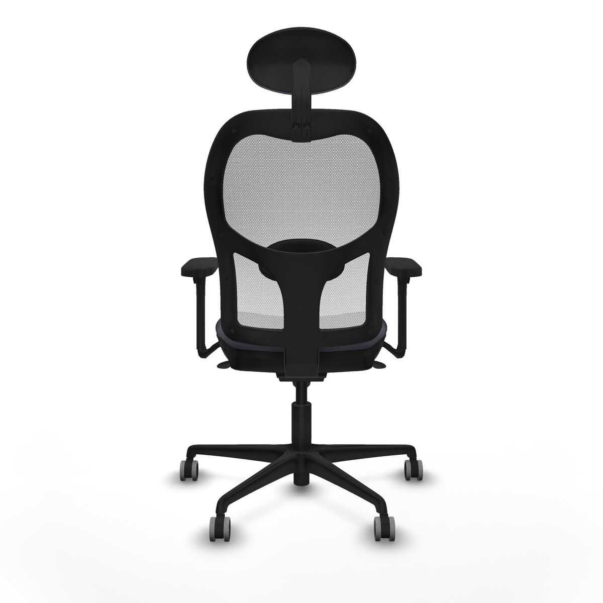 Silla de Oficina con Cabecero Piqueras y Crespo 3D036G1 Gris oscuro