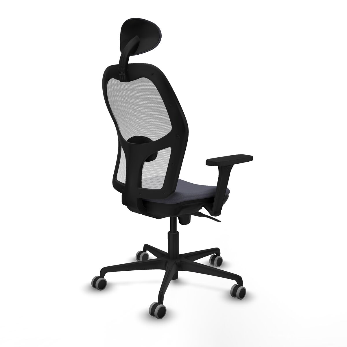 Silla de Oficina con Cabecero Piqueras y Crespo 3D036G1 Gris oscuro