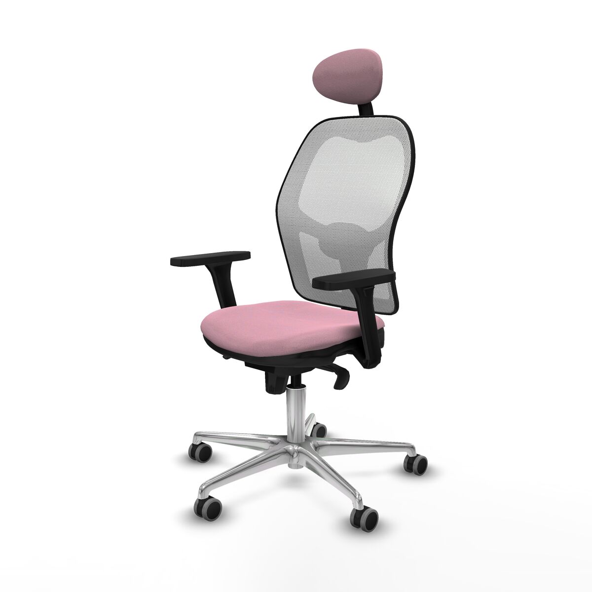 Silla de Oficina con Cabecero Piqueras y Crespo 3D086G1 Rosa
