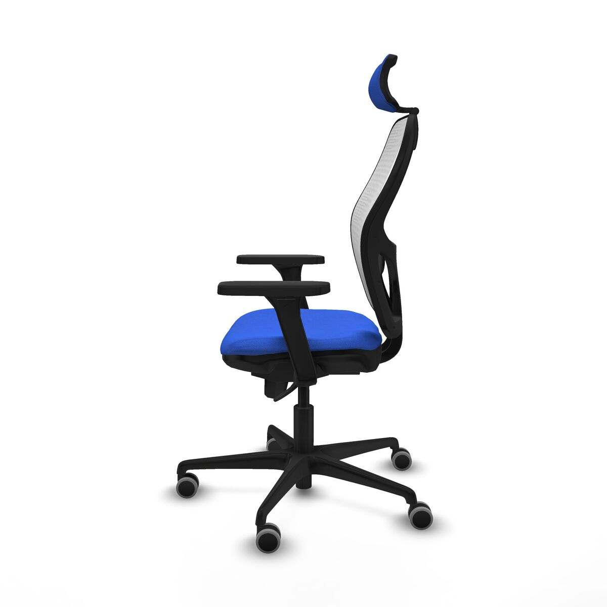 Silla de Oficina con Cabecero Piqueras y Crespo 3D036G2 Azul