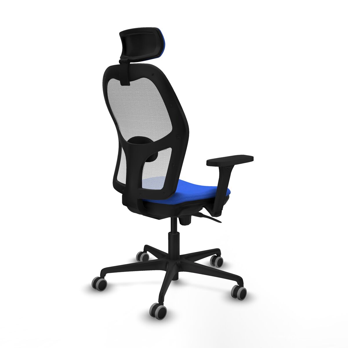 Silla de Oficina con Cabecero Piqueras y Crespo 3D036G2 Azul