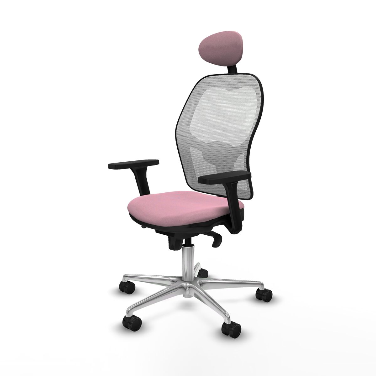 Silla de Oficina con Cabecero Piqueras y Crespo 3D086N1 Rosa