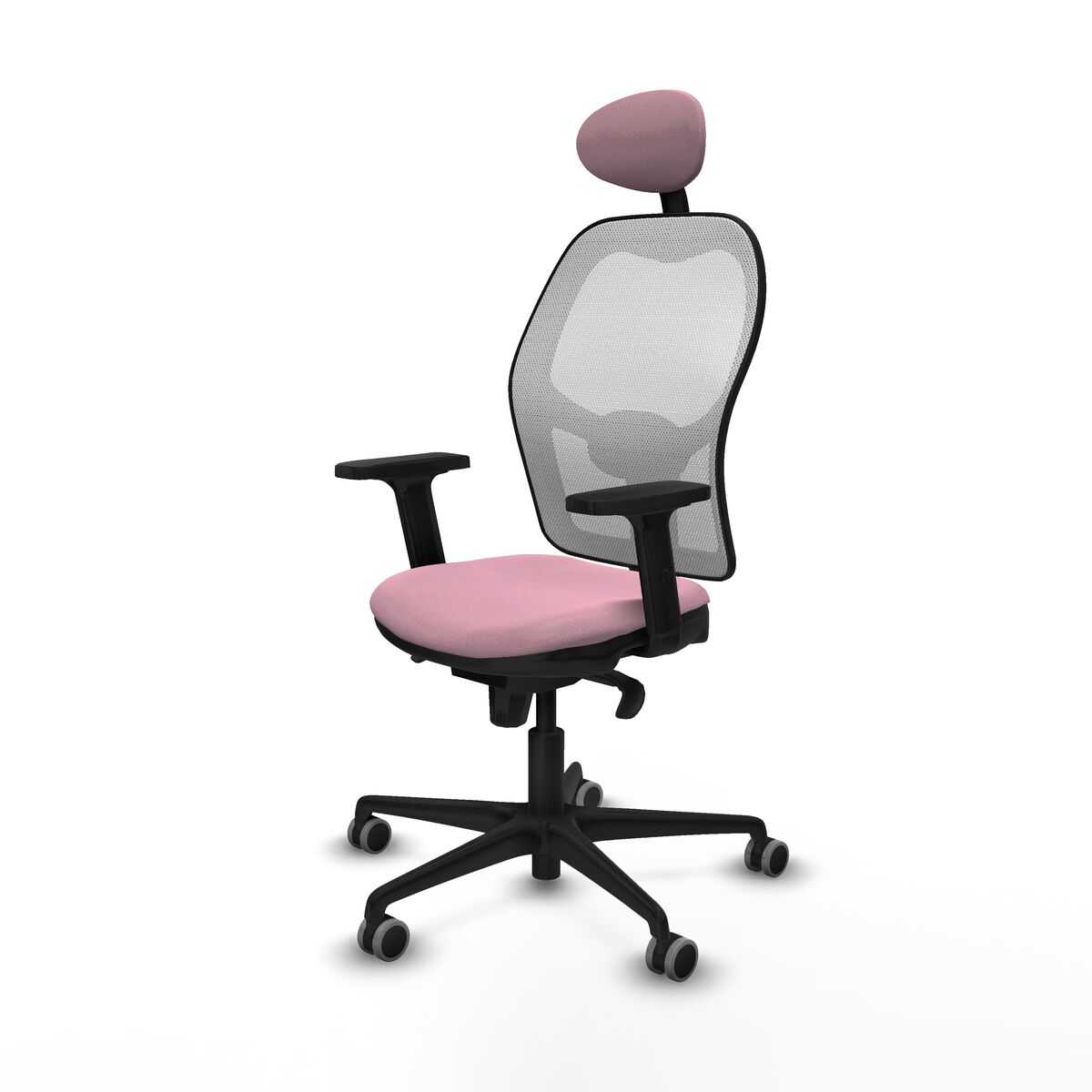 Silla de Oficina con Cabecero Piqueras y Crespo 2D036G1 Rosa