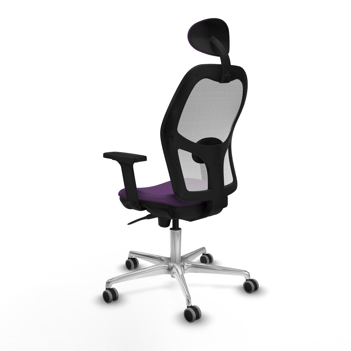 Silla de Oficina con Cabecero Piqueras y Crespo 2D086G1 Morado